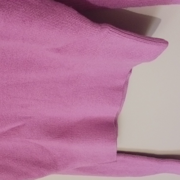 Lululemon Collared Merino Wool-Blend Sweater in Dahlia Mauve, Size S - Picture 8 of 14